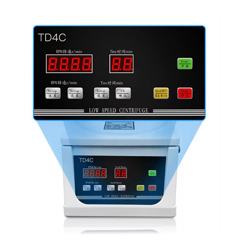PRP Centrifuge TD4C Desktop Low Speed 4000rpm - Professional Benchtop System